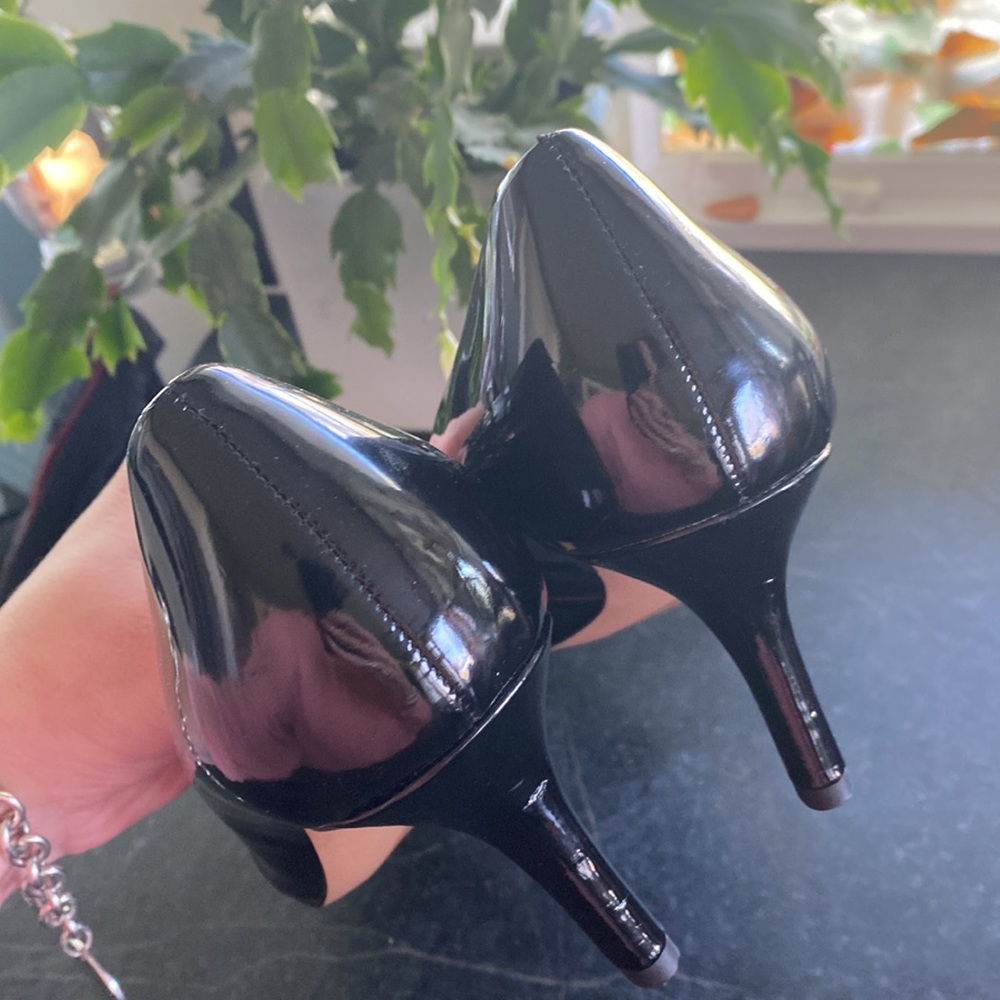 Franco Sarto Tudor Patent Leather Pumps Heels - Picture 5 of 8
